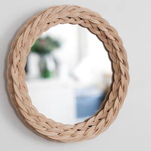 Cheap Price logo Engraved Excellent Quality Handcrafted From Vietnam Modern and Traditional Rattan Round <b>Mirrors</b> - Product Image 6