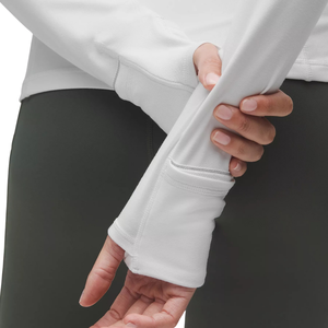 For Fabric Women's Winter <b>Thermal</b> Hooded Pullover Soft Sleeve Hem Stretch Layer Comfortable Outer <b>Tops</b> Front Bulk Wholesale - Product Image 6