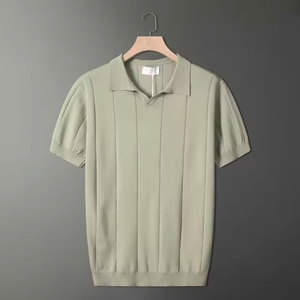 Men's Street Fashion Trend Sun Fade T-<b>Shirt</b> Loose Fit <b>100</b>% Factory OEM <b>Shirts</b> for Men Polo <b>Polyester</b> Spandex Polo T-<b>shirt</b> Men Go - Product Image 3