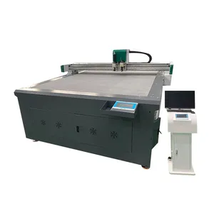 Máquina de corte automática de papelão Cnc para mesa de papelão digital, alta eficiência, caixa de papelão dobrável e colagem, com alta precisão