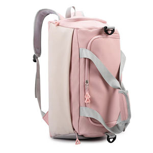 For Convertible Sports Gym Duffel Backpack Water Resistant <b>Travel</b> <b>Holdall</b> Fashion Zipper Closure Polyester Lining High Capacity - Product Image 1