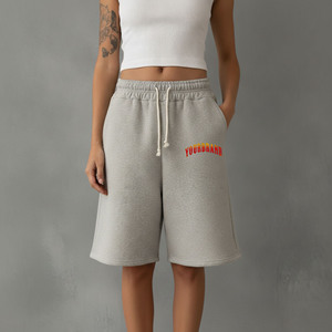 Shorts en dentelle décontractés vintage pour femmes, en coton molletonné, très respirants, séchage rapide, écologiques, taille élastique de haute qualité - Product Image 4