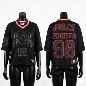 High Quality 180 GSM Polyester <b>Mesh</b> Women Football Jersey Contrast Panels Embroidered Logo Custom Women Football Jersey - Product Image 3