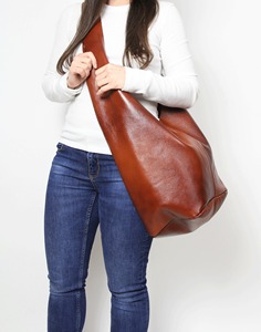 New Trendy Stylish Large Capacity Zipper Leather Hobo <b>Bag</b> Classic soft New Customizable Color Logo Casual Use Leather Hobo <b>Bag</b> - Product Image 1