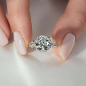 Diamante Cultivado en Laboratorio Marquise de Alta Calidad, Oro Amarillo/Rosa/Blanco de 14/18 Quilates, Certificado IGI, Diseño Elegante para la Vida Diaria, Regalo de Boda - Product Image 1