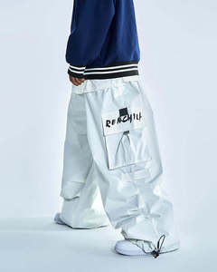 Waterproof <b>Ski</b> Pants Men Women Windproof Breathable Snowboard Trousers Outdoor Loose Fit Insulated Winter Warm Snow Cargo Pants - Product Image 2