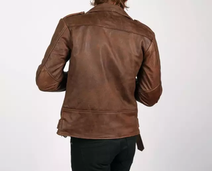 New Design Low OEM New <b>Men</b> Fashion Stylish Shiny Winter Custom <b>Genuine</b> <b>Leather</b> Breathable Eco-Friendly Quick Dry <b>Jacket</b> - Product Image 3