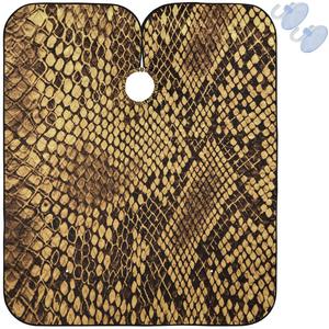 Cape de Barbier Personnalisée en Gros avec Logo, Imperméable en Polyester, Cape de Salon de Coiffure avec Crochet en Silicone, Cape de Salon de Beauté Noire Imprimée - Product Image 6