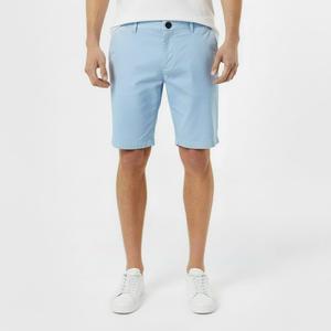 Pantalones Cortos Chino de Algodón Azul Claro Personalizados para Hombre, Color Sólido, Cierre de Botones, Cintura Media, Tejido Oxford Transpirable - Product Image 3