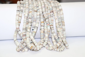 Cuentas de corte de rueda de 6-6,5mm facetadas de ópalo Natural australiano, forma de neumático de 16 pulgadas para la fabricación de joyas - Product Image 3