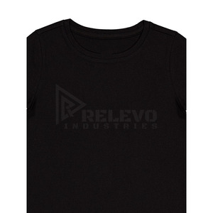 เสื้อยืดแขนสั้นสีดำคุณภาพสูงสำหรับผู้ชาย คอกลม ทรงปกติ แห้งเร็ว - Product Image 2