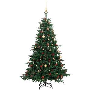 Sapin de Noël Artificiel Articulé avec 300 LED et Ensemble de Boules 82,7 Pouces - Product Image 4