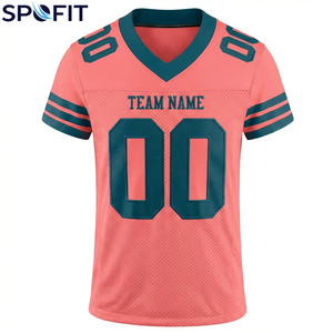 Camiseta de Fútbol Americano Personalizada para Hombre, Uniforme de Equipo con Nombre y Número, Secado Rápido, Ropa Americana, Camiseta de Fútbol al Por Mayor - Product Image 6