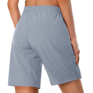 High Quality Sporty Elastic Waist Biker Yoga <b>Shorts</b> for Women <b>Scrunch</b> Butt 100% Cotton Breathable Quick Dry Skinny Fit - Product Image 3