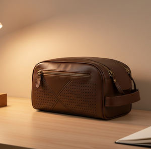 Sacs de voyage personnalisables avec lettres, sacs de toilette à poignée, sacs de maquillage multifonctionnels de grande capacité, sacs de rangement pour hommes - Product Image 3