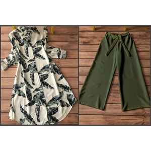 DISEÑADOR RAYON IMPRESIÓN DIGITAL TRABAJO TOP PALAZZO MEHENDI - Product Image 1