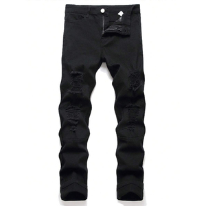 Nuevos Jeans Ajustados de Diseño Personalizado para Hombre, Pantalones Vaqueros de Alta Calidad a Bajo Precio - Product Image 1