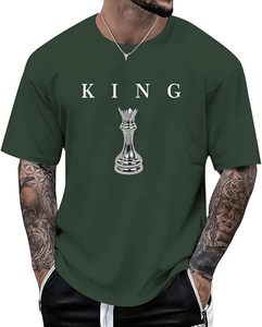 Camiseta de manga corta con estampado de hip hop para hombre - Product Image 1