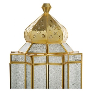 2025 última venta caliente diseñador marroquí mesa de cristal colgante farolillos de Metal hecho a mano Navidad moderna - Product Image 2