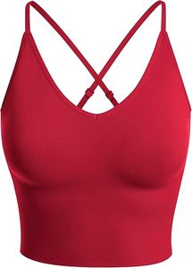Sujetador deportivo elegante para mujer con espalda cruzada y tiras, sin aros, acolchado, transpirable, para gimnasio y fitness, tendencia 2026 para el mercado de EE. UU. y Europa - Product Image 5