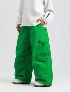 Men's <b>Green</b> <b>Cargo</b> <b>Pants</b> With Drawstring Closure Waterproof Polyester Style - Product Image 3