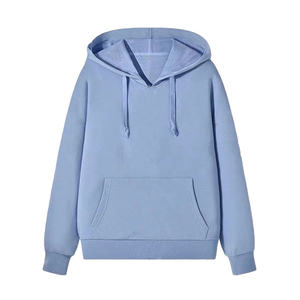 Heavyweight Thick High Quality Long Sleeves Sweatshirt <b>Red</b> Hooded Hoodie Sportswear For Women Wear women <b>hoodies</b> - Product Image 4