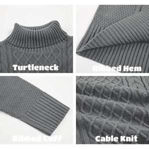 Fabricante de Suéteres con Certificación GRS, Logotipo Personalizado, Suéter de Algodón y Nailon para Hombre, Estampado Gráfico Extra Grande, Cuello Redondo, Tejido de Punto - Product Image 6