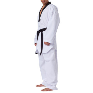 Uniforme de karaté unisexe de qualité supérieure, sur mesure, pour l'entraînement aux arts martiaux pour adultes, logo personnalisé, design personnalisé, 100% coton - Product Image 2