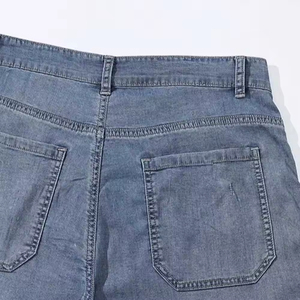 Pantalones Vaqueros para Hombre, Jeans Rectos, Vaqueros de Mezclilla con Estilo, Ropa Urbana para Hombre, Ajuste Ceñido, Lavado, Elásticos, a Bajo Precio - Product Image 6