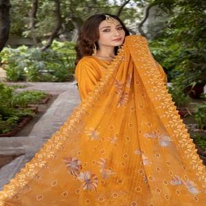 Women's Indian <b>Pakistani</b> Three Piece Saari <b>Dress</b> Heavy Embroidery Work Viscose <b>Eid</b> Sale <b>Pakistani</b> Indian Style Salwar Kameez - Product Image 2