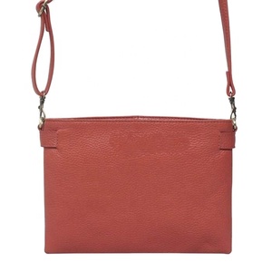 Sac à bandoulière en cuir véritable à grain de galet rouge fait à la main de la meilleure qualité Top fournisseur indien fabricant Saman exportations - Product Image 1