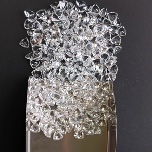 Topacio Blanco Natural de 5MM con Corte Trillón, Gema Suelta de la Mejor Calidad para la Fabricación de Joyas - Product Image 5