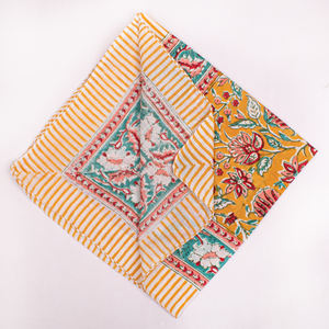 Colección de Verano Bohemia de Estilo Lujoso, Pañuelo Multicolor de Algodón Hecho a Mano, Accesorios para el Cabello Vintage Ecológicos para Mujer - Product Image 3