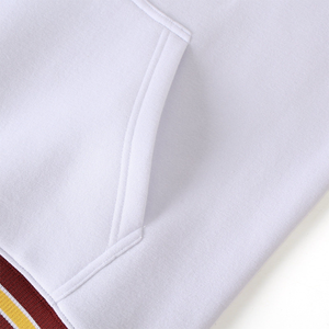 Sweat-shirt décontracté d'hiver en polaire écologique blanc à col zippé personnalisé pour la Fraternité de l'Université Bethune-Cookman, idéal pour la fabrication OEM - Product Image 6
