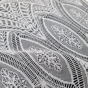 Bande de dentelle florale festonnée extensible 19 cm en nylon et élasthanne léger, large, couleur personnalisable, pour lingerie, soutien-gorge et vêtements - Product Image 2