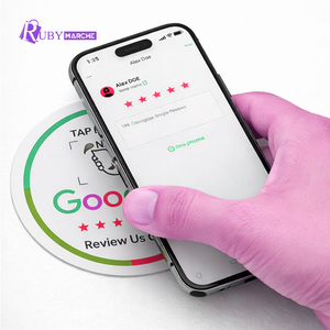 Carte NFC Google Review, fabrication directe en usine, carte intelligente personnalisée en PVC, service de fabrication OEM ODM - Product Image 1