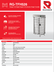 Torniquete de Altura Completa con Protección Total y Acceso Unidireccional o Bidireccional para Obras de Construcción y Control de Entrada Aduanera - Product Image 2