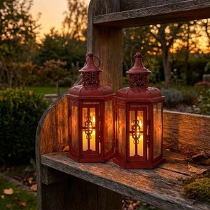 Home Decor Customised <b>Black</b> Table Top Outdoor Indoor Metal Candle <b>Lanterns</b> Farmhouse Floor & Hanging Metal Candle <b>Lanterns</b> - Product Image 6