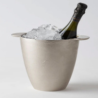 Grand seau à glace en aluminium pour champagne avec support, articles de bar pour fêtes