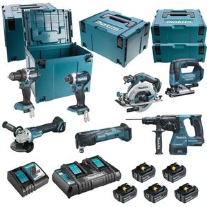 Kit Combinado de Herramientas Eléctricas Inalámbricas de 18V con 7 Herramientas y Batería de Iones de Litio - Product Image 1