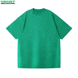 Camiseta de Algodón Extra Grande de Naimat Abbas Industries para Hombre, Casual, de Manga Corta, Cuello Redondo, Diseño con Letras Estampadas en la Parte Delantera - Product Image 5