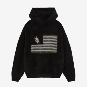 Sudadera con Capucha de Felpa Gruesa 100% Algodón, Estilo Nuevo, Color Sólido, Calidad Premium, Sudadera de Invierno para Hombre, con Bolsillo, Transpirable - Product Image 5
