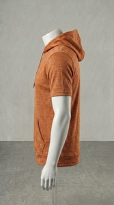 เสื้อฮู้ดแขนสั้นผู้ชาย เสื้อยืดฮู้ดน้ำหนักเบา ชุดออกกำลังกาย - Product Image 3