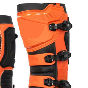 Chaussures de moto pour homme à prix abordable, en cuir véritable, respirantes, imperméables et coupe-vent, style maillot de course - Product Image 6