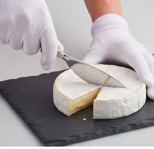 Couteau à fromage en acier inoxydable avec manche en fil de perles ambrées, épandeur en spirale pour usage en cuisine - Product Image 6