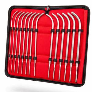 Nuevo Juego de Dilatadores Uretrales de Acero Inoxidable Van Buren Sound de 16 Piezas para Instrumentos Quirúrgicos de Urología y Ginecología, Autoclavables Manualmente - Product Image 5
