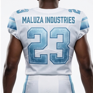 Uniforme de Fútbol Americano Estilo Europeo y Estadounidense, Jersey y Pantalones Deportivos, Equipación de Fútbol del Equipo MALUZA Industries - Product Image 3