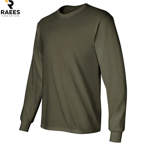 Camiseta de Manga Larga Casual de Verano para Hombre, Personalizada con Estampado, Lisa, Extra Grande, de Algodón - Product Image 5