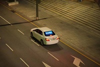 Señal de publicidad de cristal Flexible, señal trasera de alto brillo con Wifi, ventana trasera transparente para Taxi, pantalla Led Digital