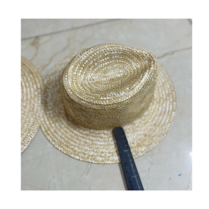 Sombrero de Paja Tejido a Mano, Estilo Vietnamita, para Playa, Viajes, Casual, Aire Libre, Verano, Ala Ancha, Natural y Moderno - Product Image 1